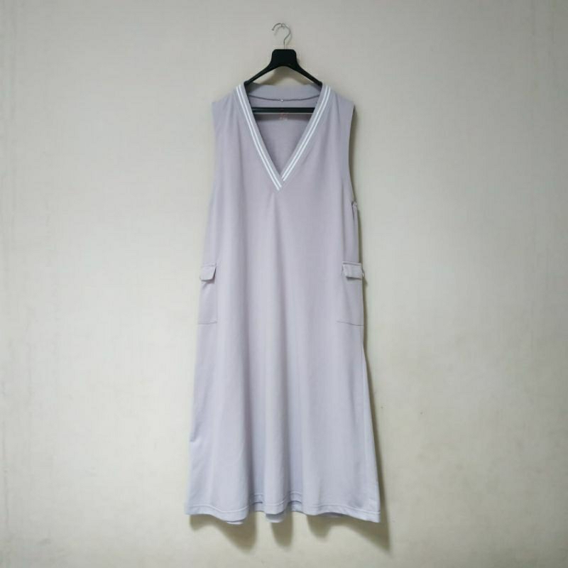 Preloved Gamis Overall Dluha Rabbani Ori Remaja Kekinian