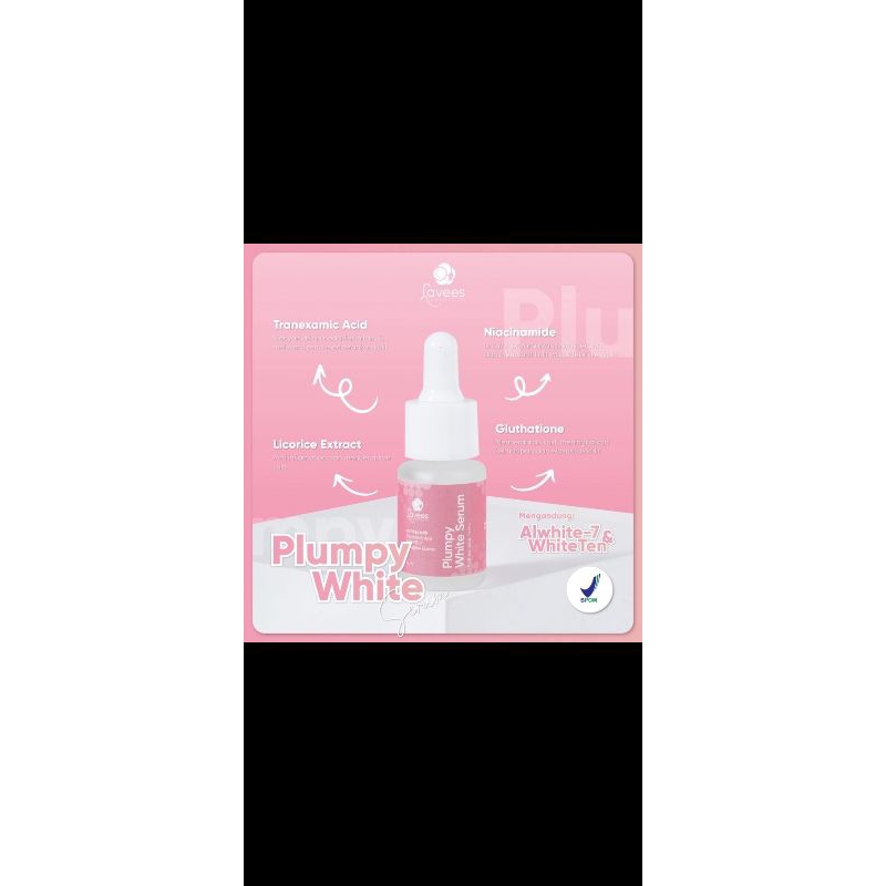 plumpy white serum lavees ORI