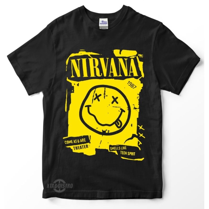 ORI kaos NIRVANA 10 COME AS YOU ARE Premium tshirt nirvana kurt cobain