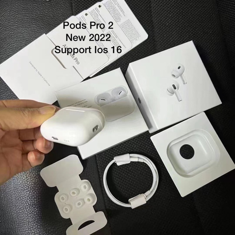 Headset Pods Pro 2 VERSI 2022 Support ios 16 Earphone bluetooth wireless