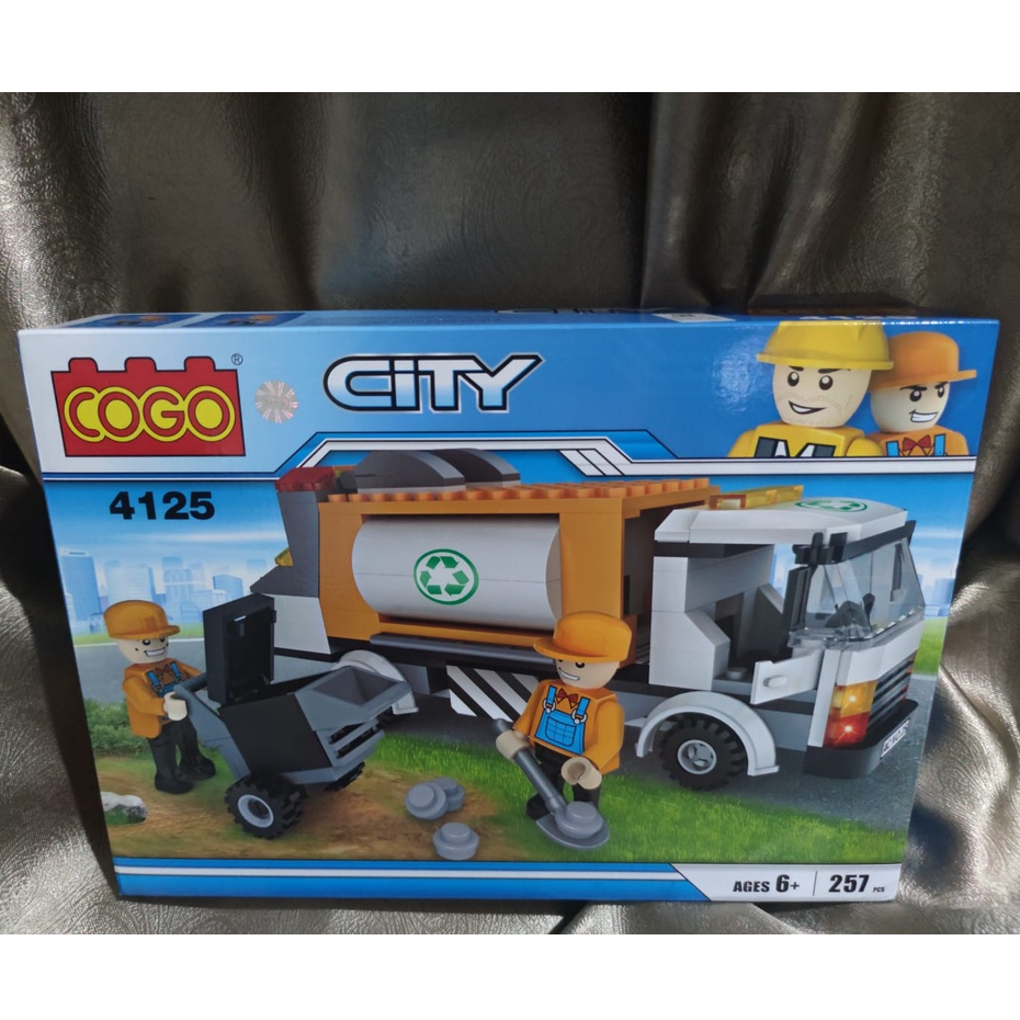 COGO City 4125 main balok leo bricks construction truck mixer