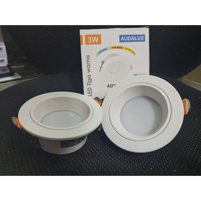 Downlight 3Watt 3Warna 3 W 3 Watt AUDALUX