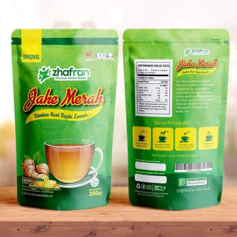 

Jahe merah bubuk, minuman herbal