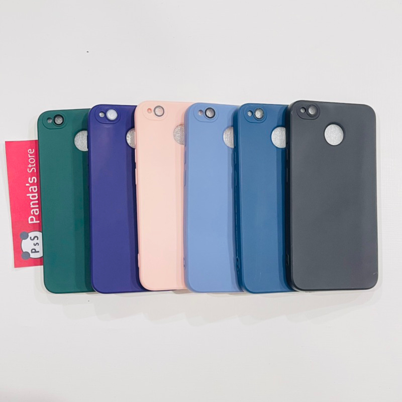 Case Redmi 4X Lenspro Makaron Full Color Softcase Pro Lensa