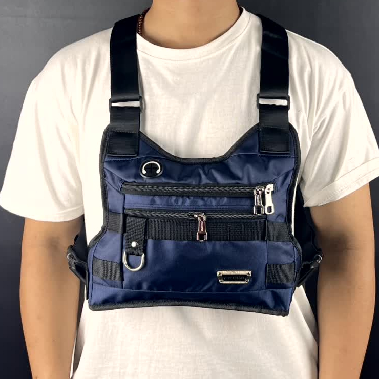 Chest Bag Chest Rig Bag Tas Dada Tas Rompi Tas Sepeda Tas Selempang Dada Pria