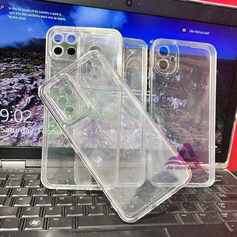 CASE PROTECT CAMERA SAMSUNG A04S/ A04E/ PREMIUM QUALITY CASE TEBAL TRANSPARANT