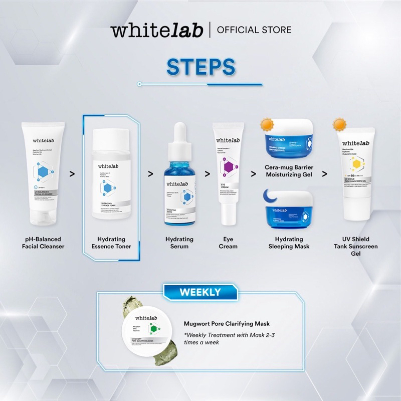 Whitelab Hydrating Face Essence Toner - Whitelab Surabaya