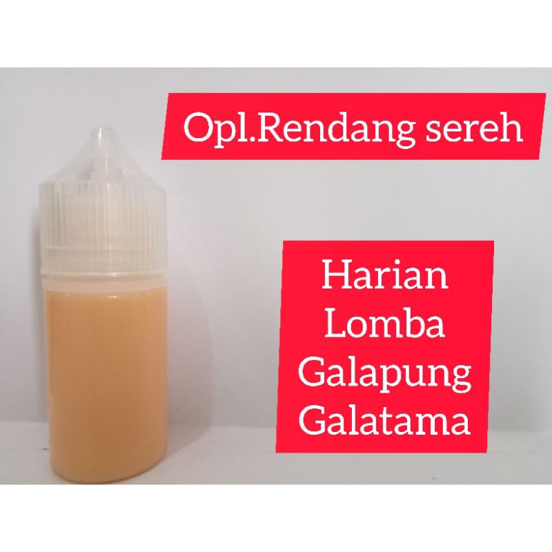 Essen ikan mas Rendang sereh 30 ml/Essen ikan mas gacor/ Essen ikan mas harian/Essen ikan mas lomba/