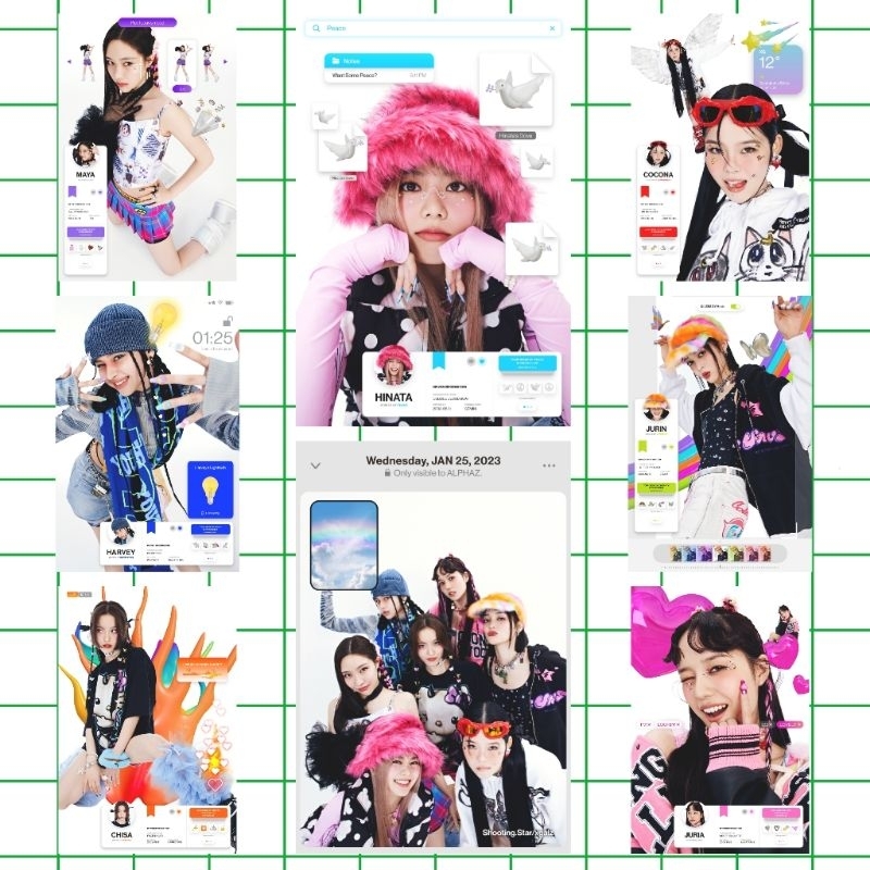 POSTER KPOP - XG : 3RD MINI ALBUM "SHOOTING STAR"