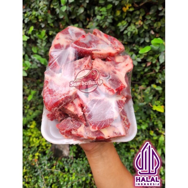 

iga gondrong sapi 1kg termurah