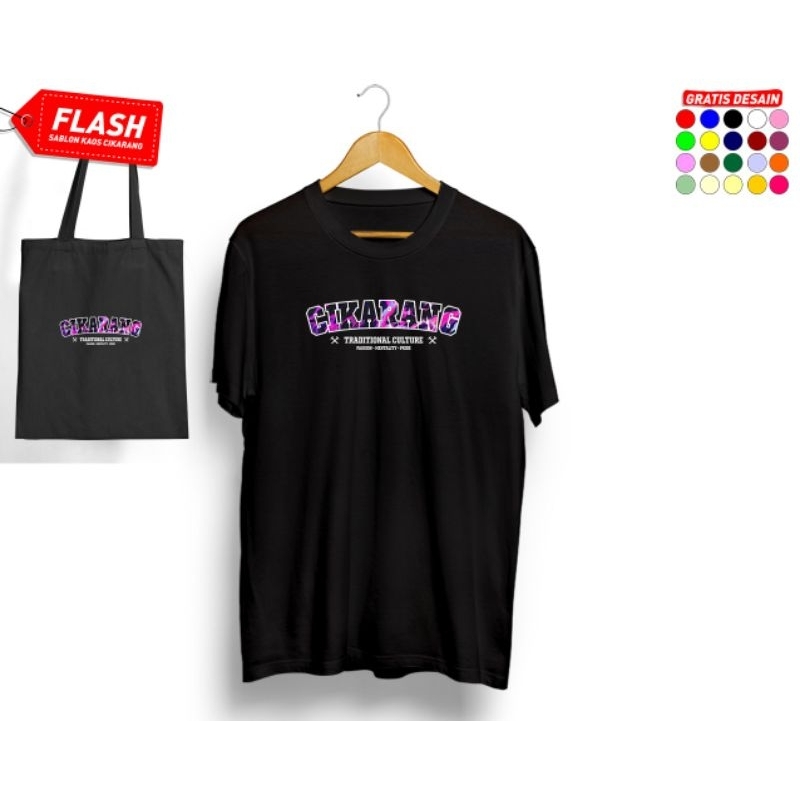 NEW ART CIKARANG VOL 3 - KAOS CIKARANG || bisa request kota ataupun gambar sendiri
