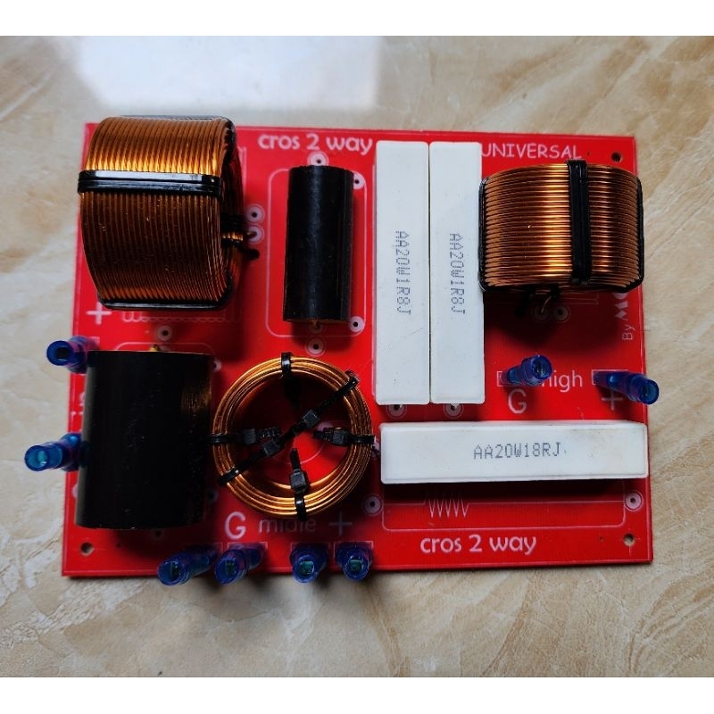 Crossover pasif 2 way 4 ohm (SR AUDIO)