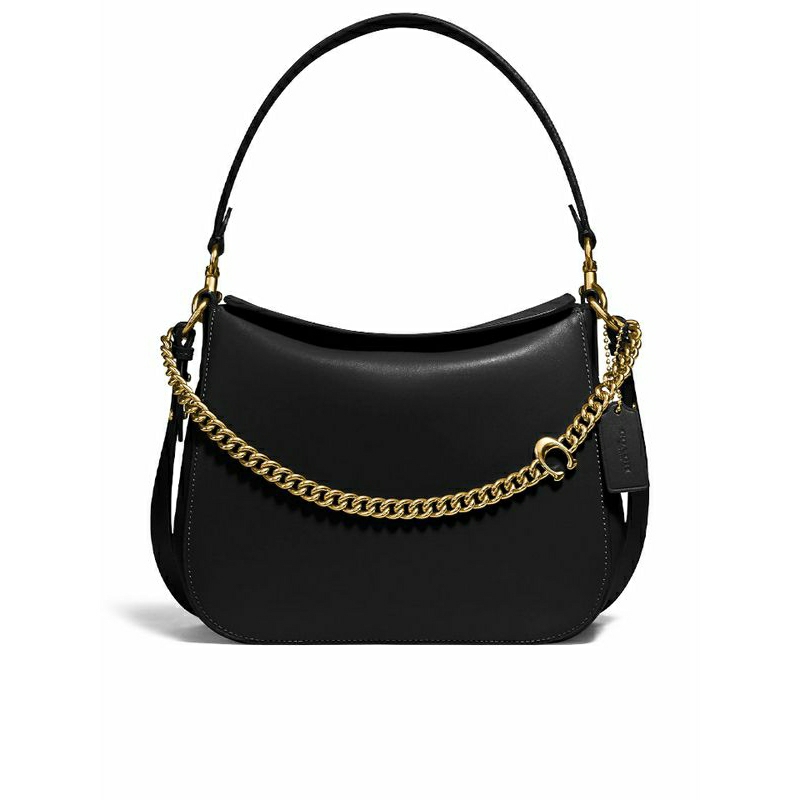 Coach Signature Chain Hobo Brass/Black