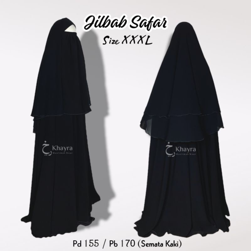 PRELOVED Jilbab cadar ritz JETBLACK PURDAH SIFFON SILK murah Jilbab Safar Rit Purdah Jumbo Jilbab Ri