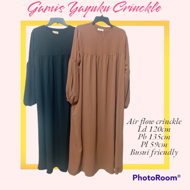Gamis Yayuku Crinckle