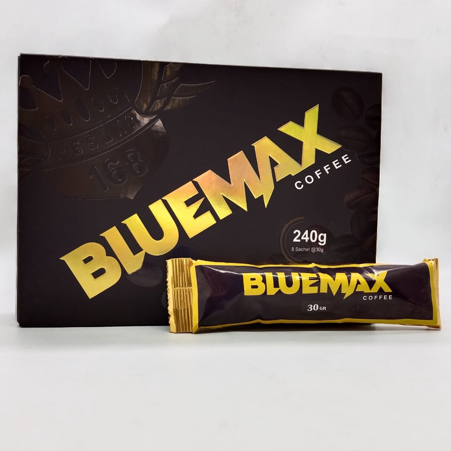 

BLUEMAX coffee harga1 box isi 10 sachet 100 % original sudah bpom