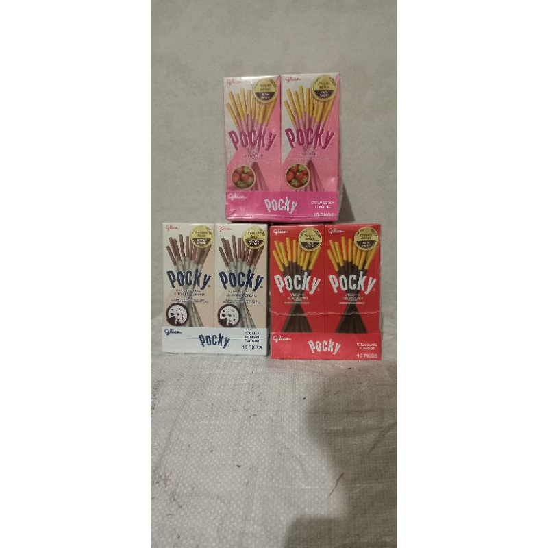 

pocky mini box 22g 1 slop isi 10pcs rasa cookiem & criem