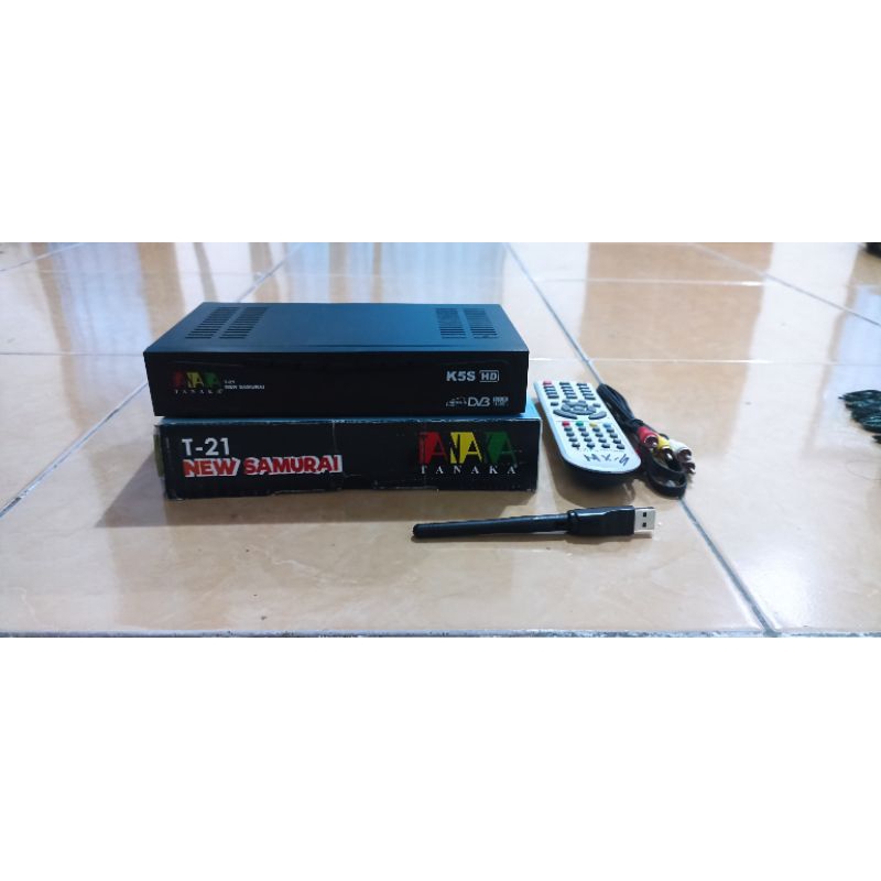 Receiver Tanaka T21 New Samurai K5S + Dongle