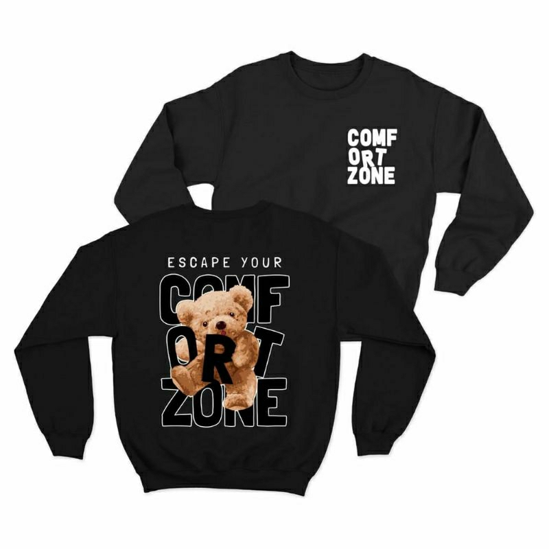 Sweater crewneck Comfort zone (pria &amp; wanita)