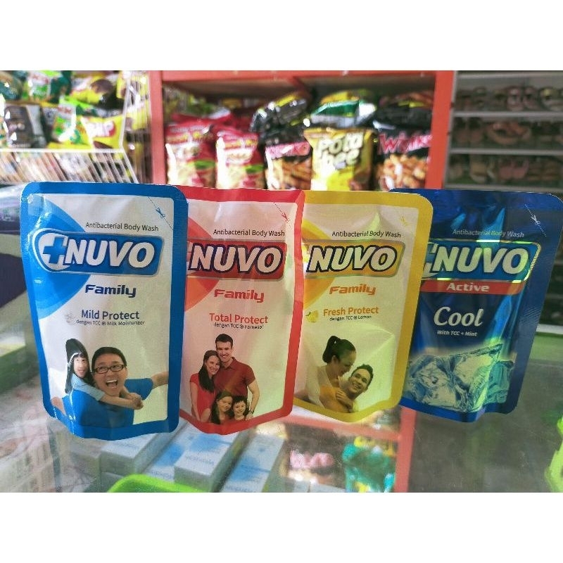 nuvo body wash 60ml / sabun cair nuvo 60ml (varian random)