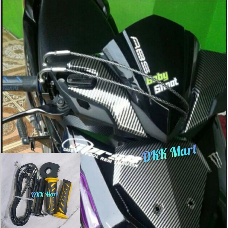 TERBARU VARIASI VARIO 150 125 LED 2015 2016 2017 GAS SPONTAN GASPONTAN AKTIF 2 KABEL PLUS HANDGRIP G