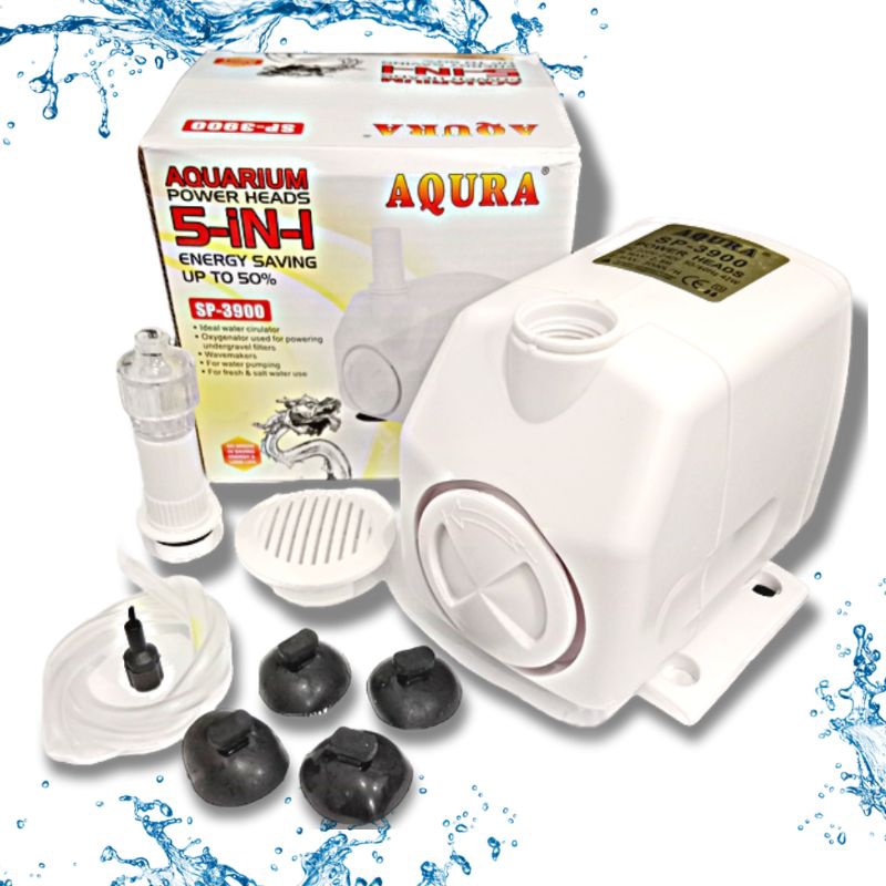 Promo murah Pompa Kolam Hidroponik AQURA 5IN1 SP 3900