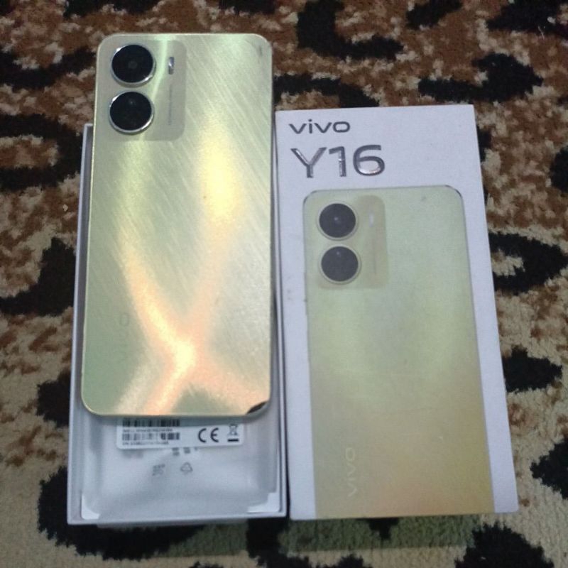 VIVO Y16 MINUS LCD + CUIL+ BENGKOK SEDIKIT MESIN HIDUP