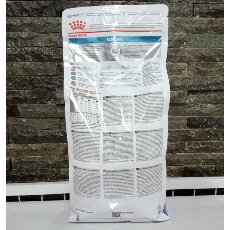 ROYAL CANIN VETERINARY SKIN CARE DOG ADULT 2KG |  rc skin suport dog food