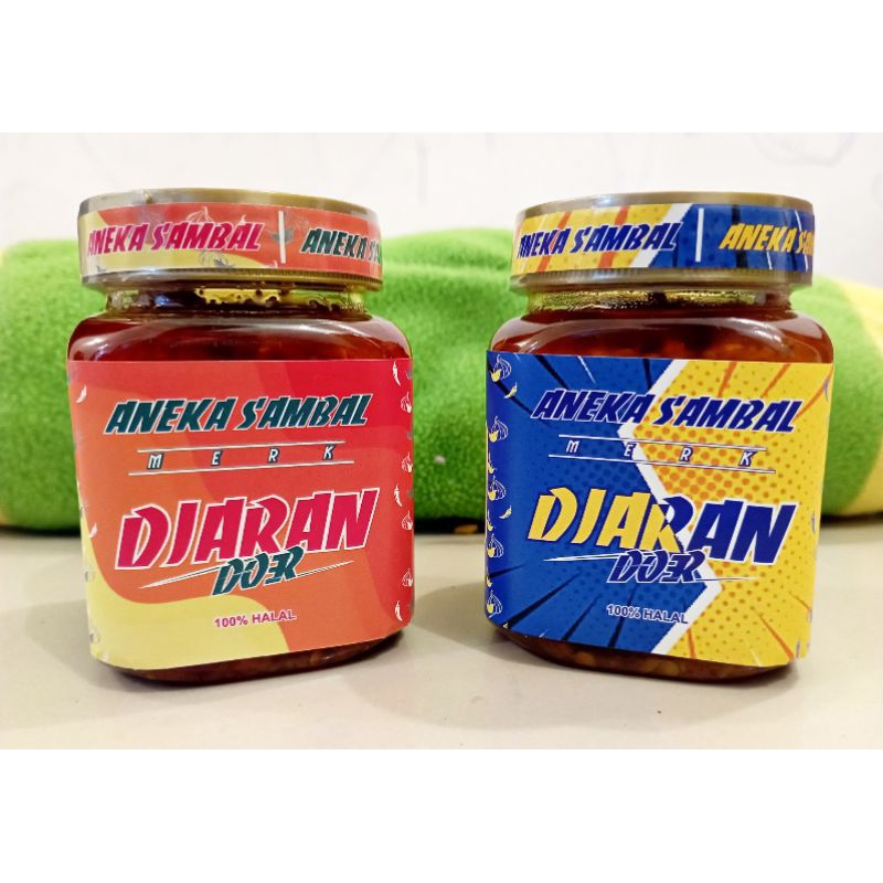 Sambal Cumi / Sambal Cumi asin / Sambal Cumi merek Djaran Doer / Sambal Cumi Extra Daun jeruk