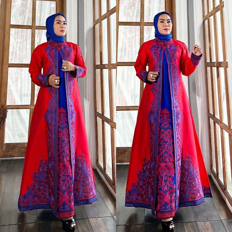 Gamis Morena (maxi+Longcardi &quot;Terpisah&quot;)Original Butik