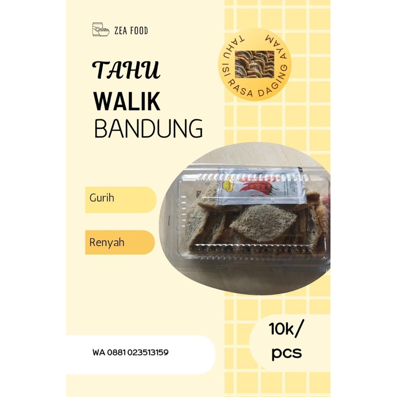 

Tahu walik ayam crispy bandung