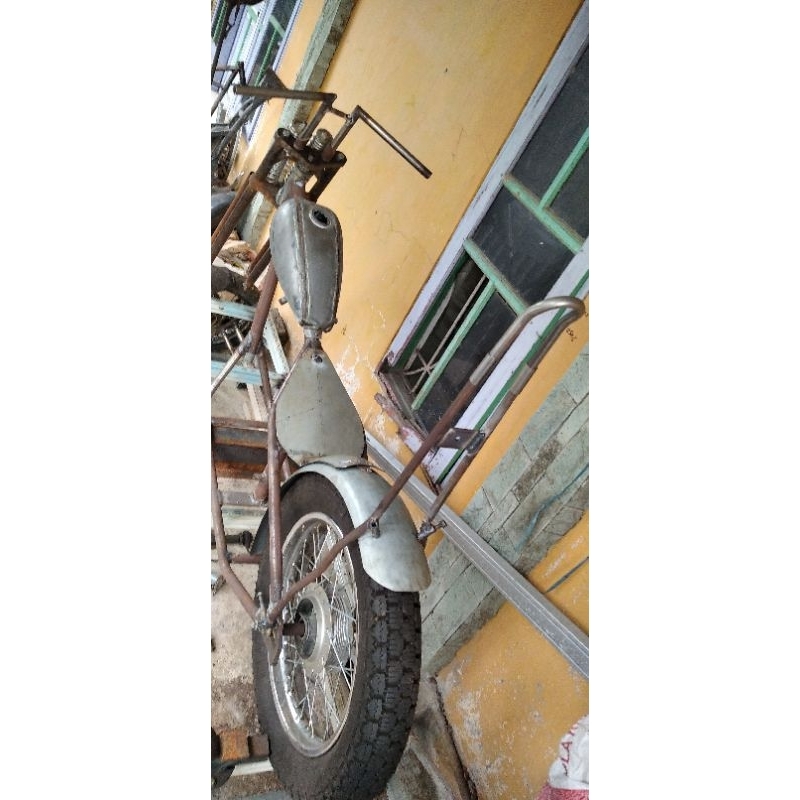 frame springer Chopper custom