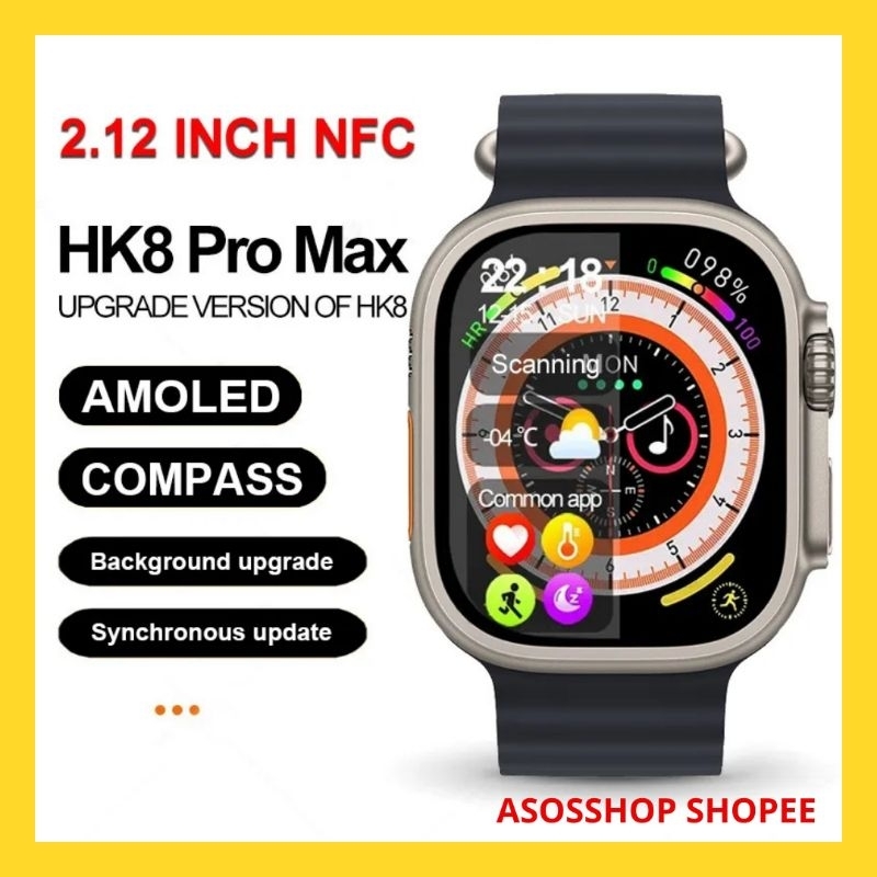 HK8 PRO MAX ULTRA SMARTWATCH AMOLED DISPLAY 49MM ORIGINAL