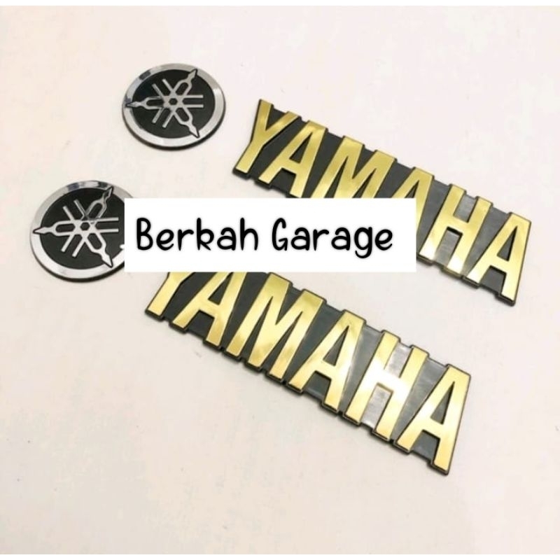 Emblem Tangki Logo Yamaha RX-King RX-K Plus Logo Bulat Garputala Kualitas Terbaik