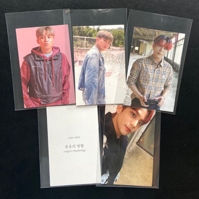 ATEEZ JONGHO PHOTOCARD PC TREASURE EP 3 ONE TO ALL FEVER PART 2 WAVE ILLUSION FIREWORKS THANXX