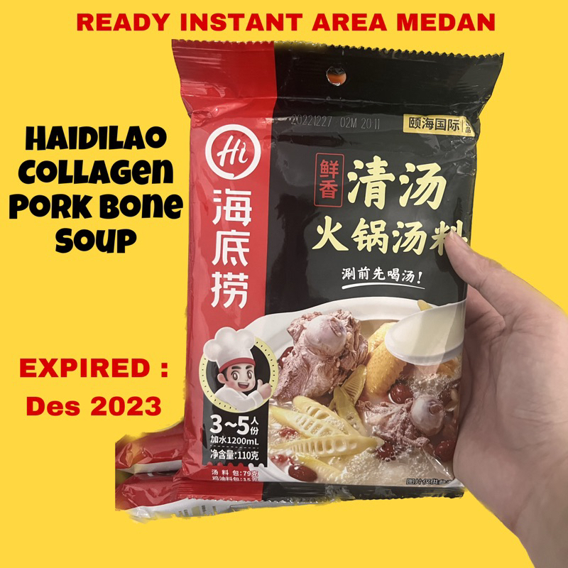 

READY ALL HAIDILAO INSTANT HOTPOT / COLLAGEN SOUP / STEAMBOAT / SANGWO