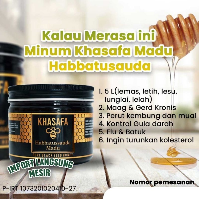 

madu mesir asli khasafa