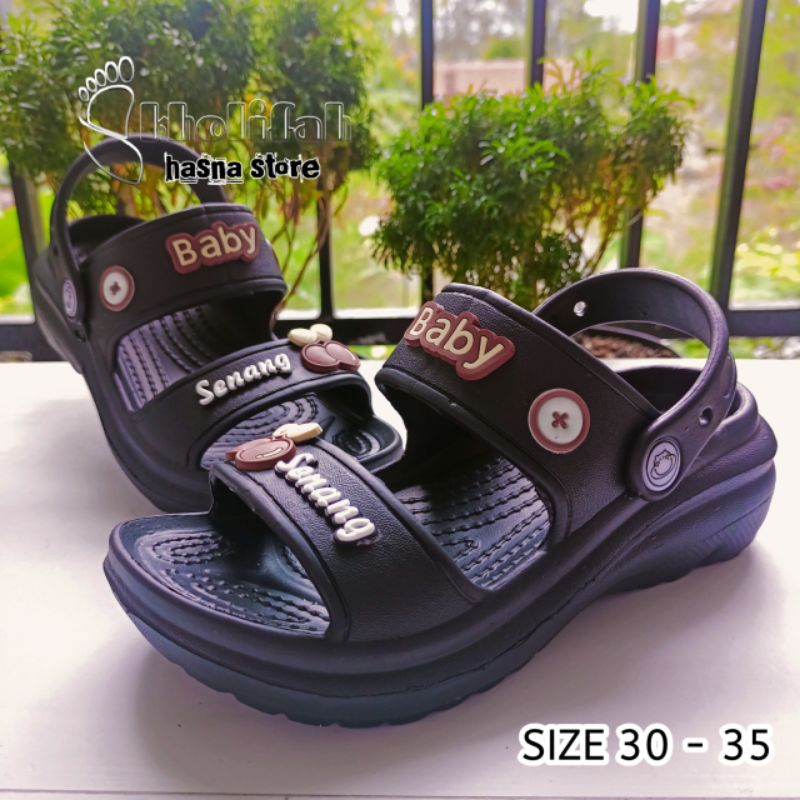 Terbaru Sandal Anak tanggung Slop ban dua karakter irsoe 321t