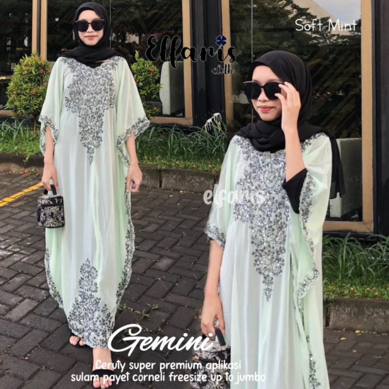 GEMINI KAFTAN WANITA TERBARU BY ELFARIS