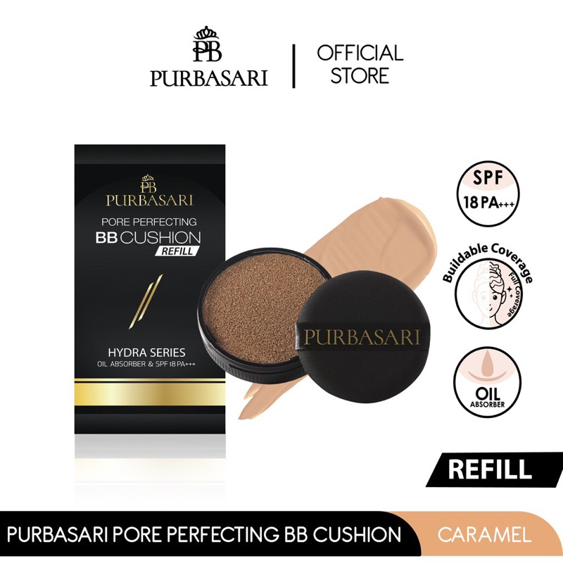 Purbasari BB Cushion Refill Caramel