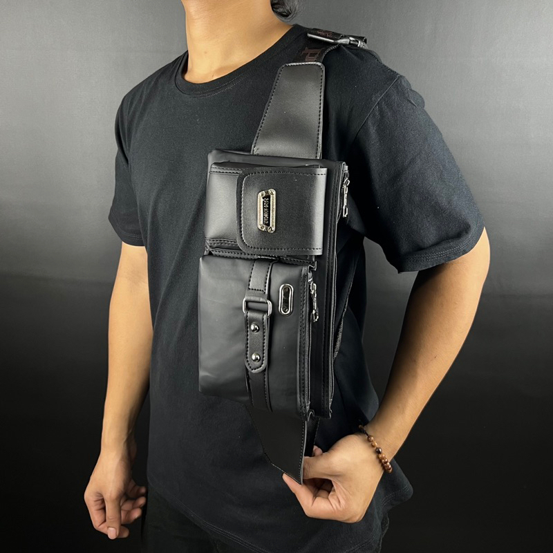 Tas Selempang Polo Amstar Waterproof Terbaru 2022 Waterproof Tas Pinggang Waistbag Tas Kekinian Tas Selempang Pria Wanita