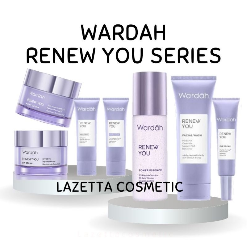 Wardah Renew You Series BPOM | Wardah Anti Aging Serum | Wardah Renew You Facial Wash