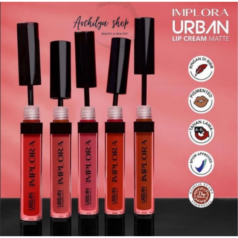 Implora Urban Lipcream Matte/Lipstik Matte/Lipmatte