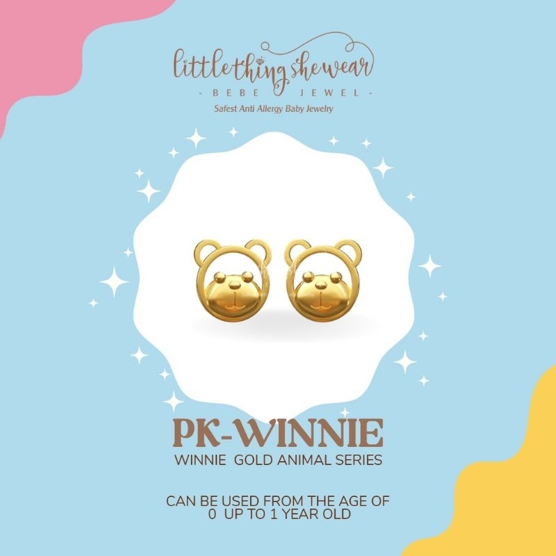 LittleThingSheWear - Anting Bayi (NB) - Winnie
