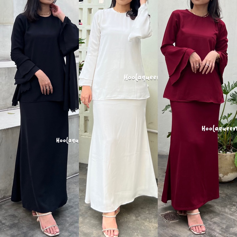 Hoolaqueen - One Set Duyung - Set Kurung Melayu - Lebaran Outfit - One Set Melayu