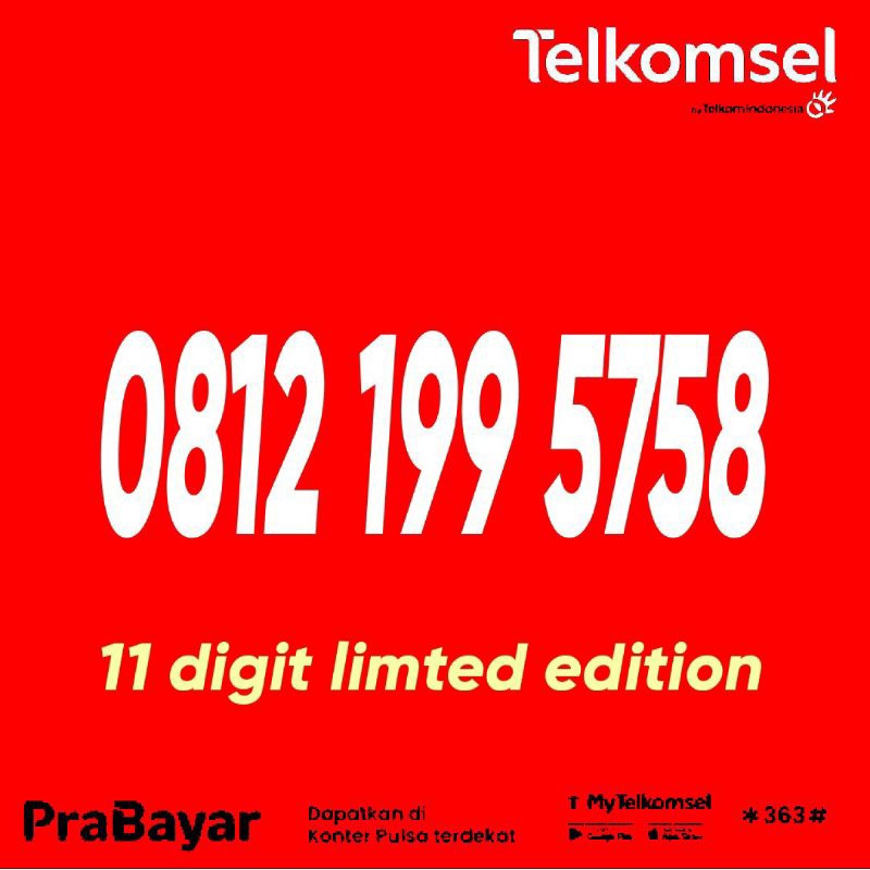 NOMOR CANTIK TELKOMSEL 5758