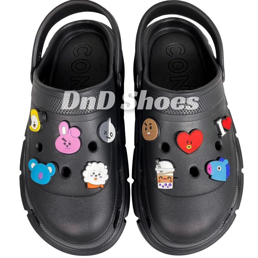 TERMURAH Wedges Wanita EVA 6cm PREMIUM WINNIE THE POOH Dane and Dine W77