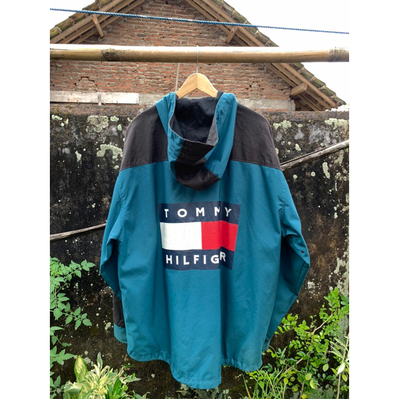 VINTAGE TOMMY HILFIGER BIG LOGO SAILING GEAR JAKET