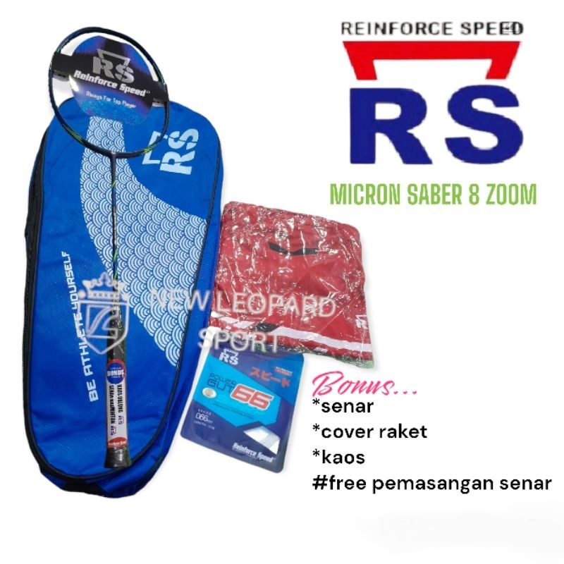 Raket badminton RS micron saber 8 zoom