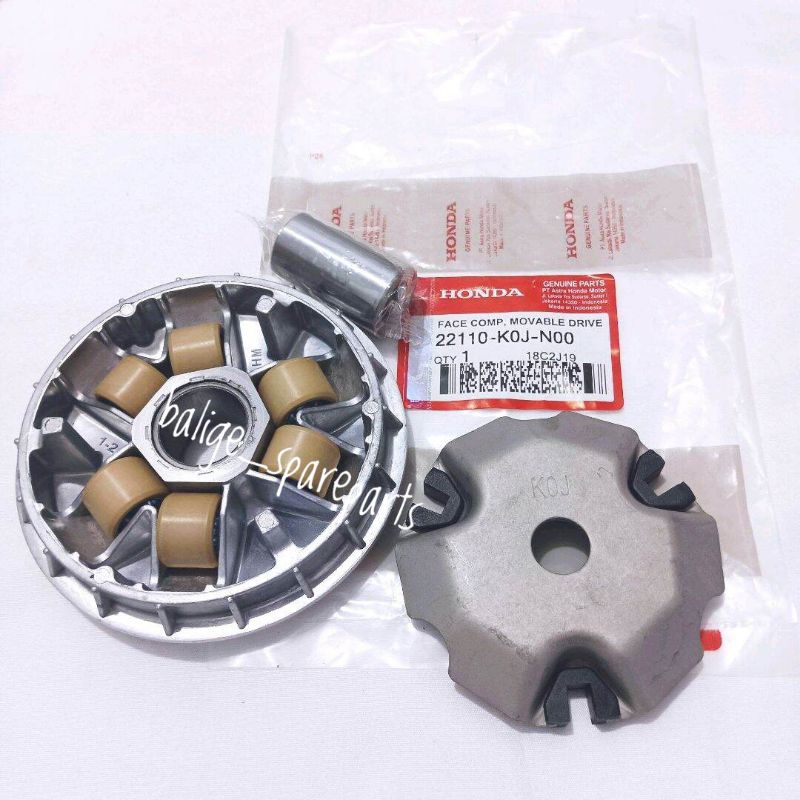 Rumah roller assy set  roller KOJ /genio / beat street 2020 / beat 2021 / Scoopy 2021